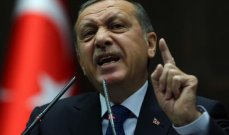 أردوغان يأمر بإجراء تحقيق في تراجع الليرة التركية