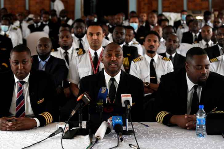 توقف رحلات الخطوط الجوية الكينية جراء إضراب طياريها