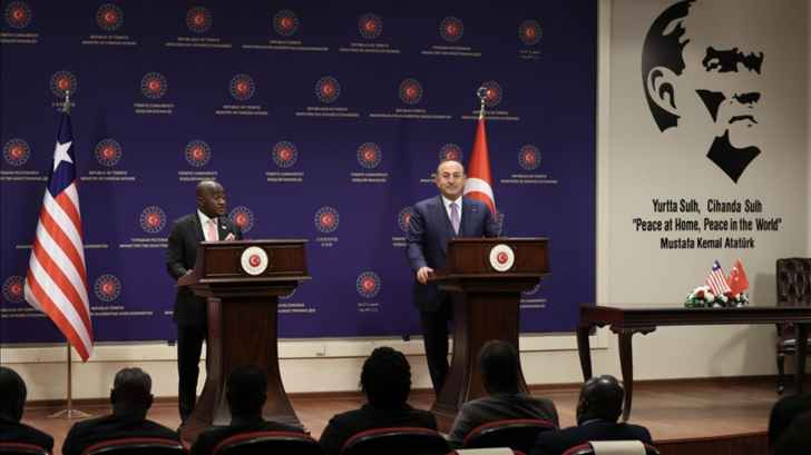 وزير الخارجية الليبيري: نرغب بإنشاء لجنة اقتصادية مشتركة مع تركيا